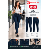 720 Super Skinny High Rise Indigo Liso (720001L)
