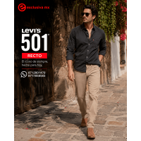 501 Beige Broken Denim Liso (501009L)