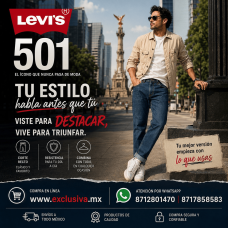 501 Indigo Liso (501001L)