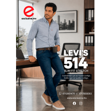 514 Straight Dirty Confort  Moda (514007M)