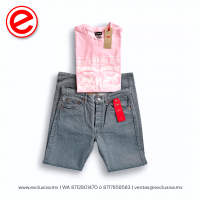 PLAYERA Levis Modelo 1873  Rosa Blanco (1873_ROSBLA)
