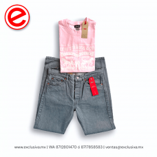 PLAYERA Levis Modelo 1873  Rosa Blanco (1873_ROSBLA)