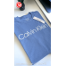 PLAYERA Calvin Klein Celeste Blanca (CK_CELBLA)