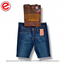 PLAYERA GUESS Modelo LA Cafe Naranja (GUESSLA_CAFENAR)