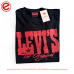 PLAYERA Levis Modelo ORIGINAL  Negro Rojo (ORIGINAL_NEGROJ)